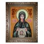 Бурштинова ікона Свята мучениця Вероніка 20x30 см