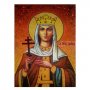 Янтарна ікона Свята мучениця Ірина 20x30 см