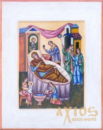 Ікона Різдво Пресвятої Богородиці 30х37,5 см - фото
