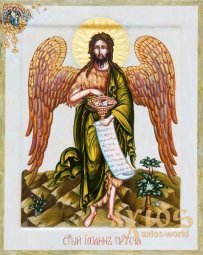 Ікона Святий пророк Іоан Хреститель 30х37,5см - фото