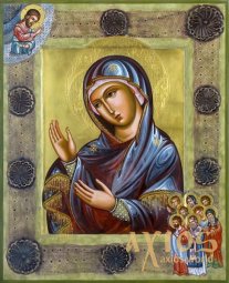 Ікона Пресвята Богородиця Цілителька 30х37,5 см - фото