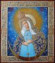 Писана ікона Остробрамська Божа Матір 31х24 см