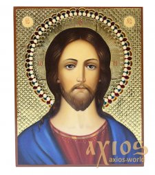 Писана ікона Христа Спасителя 16х20 см - фото