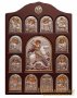 Домашній іконостас Святий Георгій Побідоносець 28x42 см