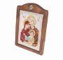 Ікона Свята Родина, Італійський оклад №3, емалі, 17х21 см, дерево вільха, ПД010520