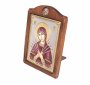 Ікона Божа Матір Семистрільна, Італійський оклад №3, емалі, 17х21 см, дерево вільха, ПД010516