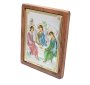 Ікона Свята Трійця, Італійський оклад №4, емалі, 24х31 см, дерево вільха, ПД010650