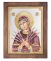 Ікона Божа Матір Семистрільна, Італійський оклад №5, емалі, 30х40 см, дерево вільха, ПД010667