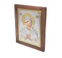 Ікона Божа Матір Семистрільна, Італійський оклад №5, 30х40 см, дерево вільха, ПД010643