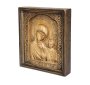 Різьблена ікона Казанської Божої Матері 20x24 см