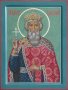 Писана Ікона Святий Князь Володимир, 30х40 см