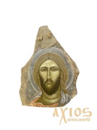 Ікона писана на камені Спаситель 45х32м - фото