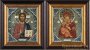 Вінчальна пара «Ікона Христос Пантократор» та «Володимирська ікона Пресвятої Богородиці»