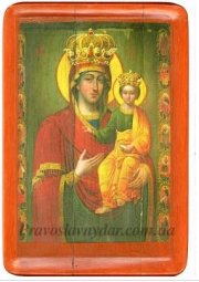 Ікона Богородиця Одигітрія з похвалою - фото