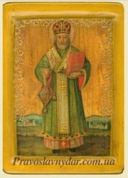 Ікона Святий Миколай Крехівський (XVII століття) - фото