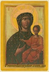 Ікона Богородиця Одигітрія Львівська Переможниця - фото
