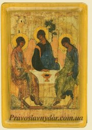 Ікона << Пресвята Трійця >>, Андрій Рубльов, (XV століття) - фото
