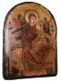 Ікона під старовину Пресвята Богородиця Всецариця арка 17х23 см