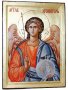 Ікона Святий Ангел Охоронець в позолоті Грецький стиль 17x23 см