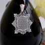 Підвіска Почаївська ікона Пресвятої Богородиці, срібло 925° з чорнінням, 29 мм