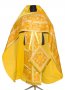 Облачення священицьке, комбіноване, плечі вишиті на оксамиті, основна тканина - парча, жовтого кольору.