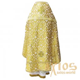 Гарне священицьке облачення з парчі грецької, золотого кольору - фото