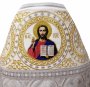 Облачення священицьке, комбіноване, парча, плечі вишиті на оксамиту, тканина "київський хрест"