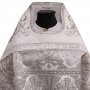 Облачення священицьке, комбіноване, плечі вишиті на білому оксамиті, основна тканина - біла парча