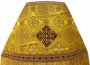 Облачення ієрея, жовта парча, тканина "київський хрест"